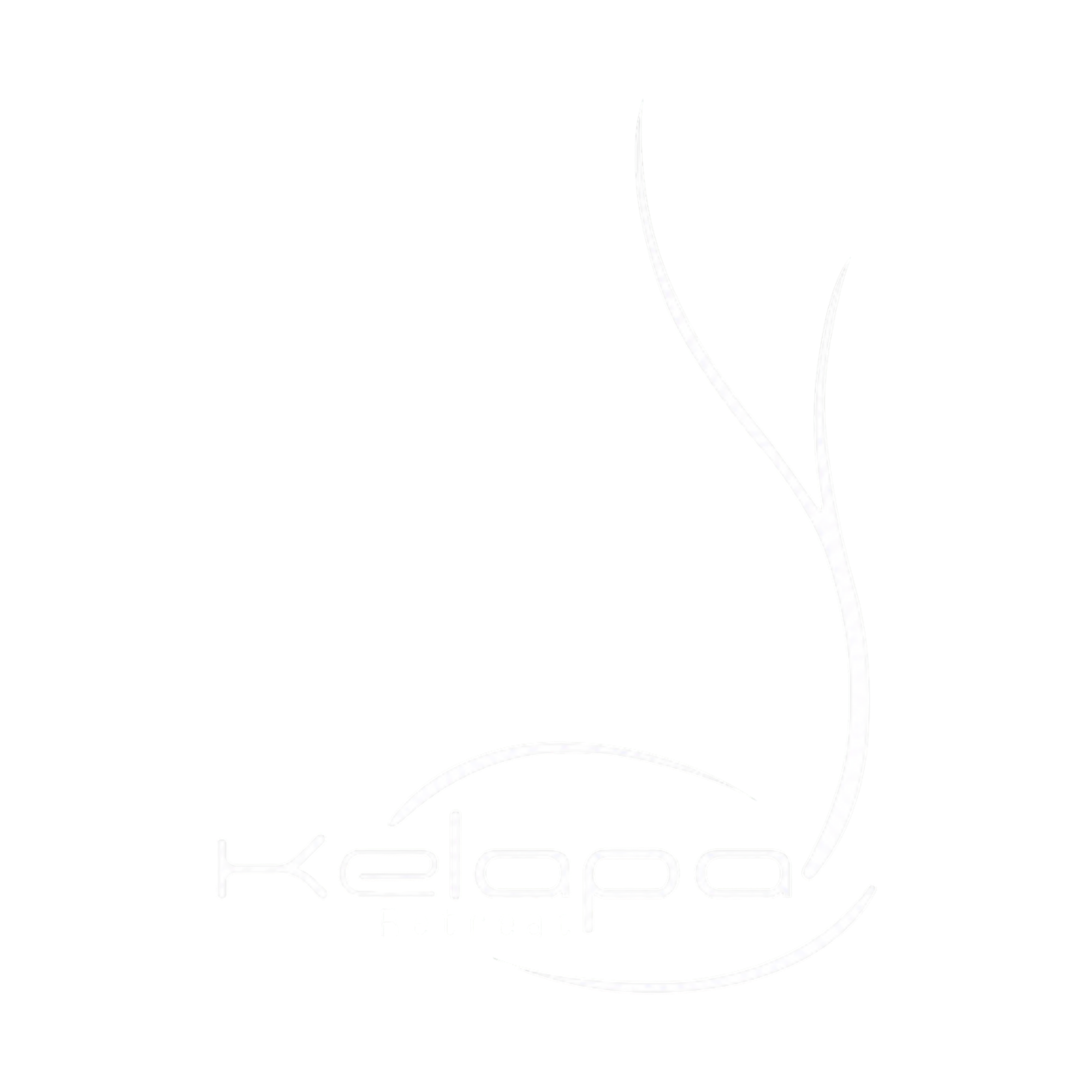 Logo Kelapa Retreat Putih Transparan